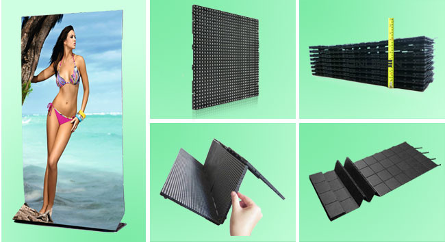 Advertisement Full Color Ultra Thin Rental Led Screen Indoor 192mm X 192mm