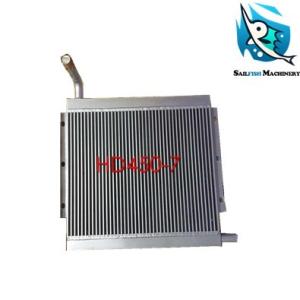 China Hot sale aluminum HD450-7 oil cooling radiator for KATO excavator wholesale