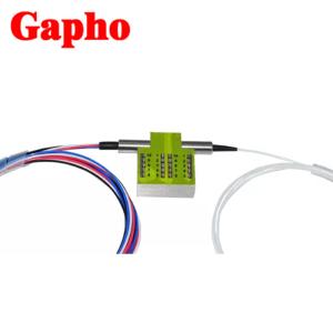 China 3V 5V 1X1 1x2 1x4 2X2 Fiber Optic Switch Mechanical MM Type 850nm wholesale