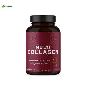China Customized Hydrolyzed Collagen Peptides Capsules 90pcs Stimulate Chondrocyte Synthesis wholesale