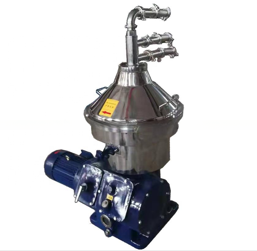 500 KG Capacity 1000L/H Milk Cream Separator with Automatic Cleaning 2200*1350*1150mm