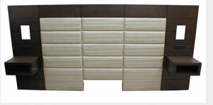 China Luxury Twin Size Bed Headboard Solid Birch Wood Commercial Hotel Furniture wholesale
