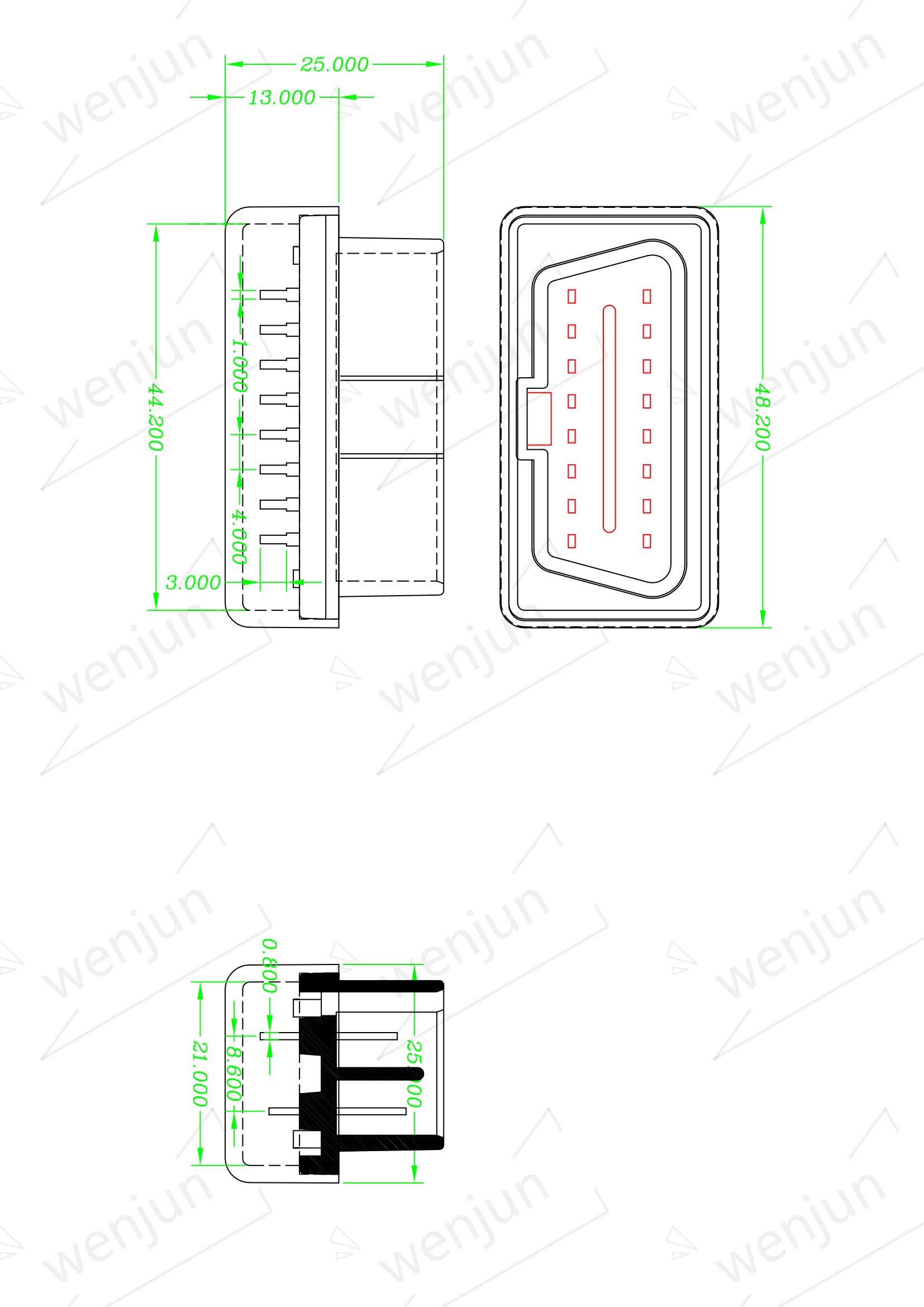 GPS Diagnostic OBD2 Plug Adapter J1962 Connection Multipurpose