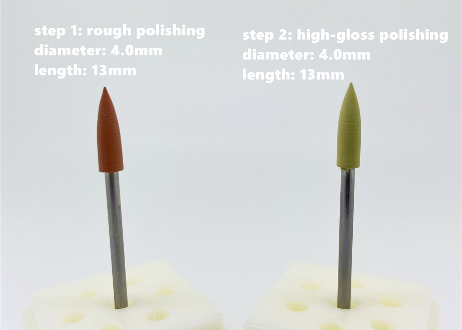 Rubber Diamond Polishing Zirconia Cutting Diamond Burs For Dental Lab