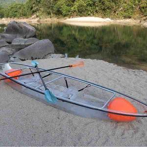 China Custom Lightweight 2 Person Canoe Navigator 200kg Load Capacity Fishing Boat wholesale