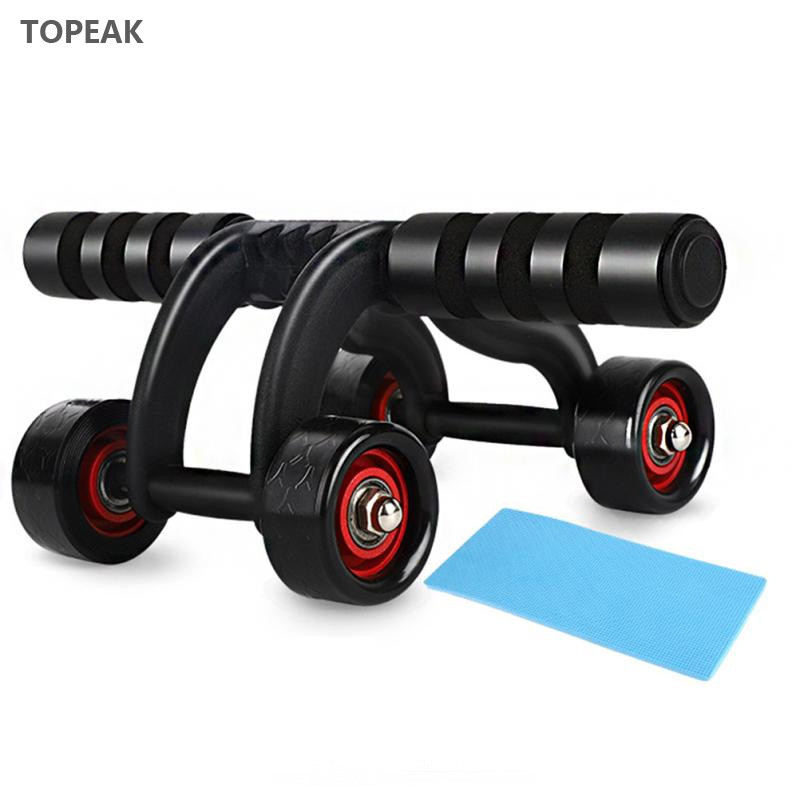 single 4 double ab wheel roller core abdominal workout ab roller for women