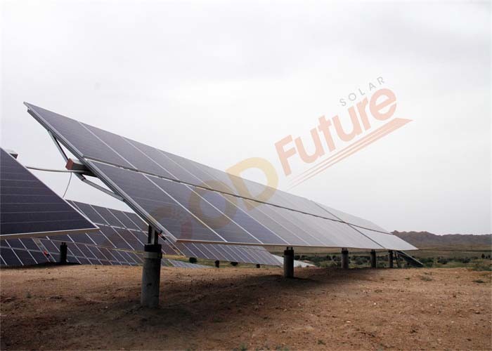 Good Future 1.6KN/M2 Dual Axis Solar PV Tracking System Slew Drive