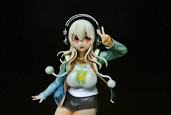Decorative Adult Anime Figures , Japanese Toy Figures With Base Navy Style