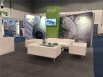 Aluminum Tube Pop Up Exhibition Display Tension Fabric Vivid Graphic Image