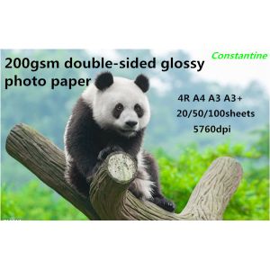 China 200gsm Double-sided glossy inkjet photo paper wholesale