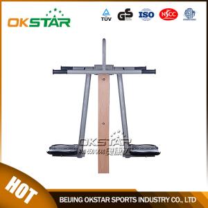 China outdoor fitness equipment park wood surfboard exercise machine wholesale