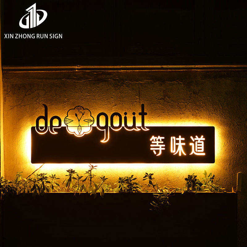 Led Light Box Sign Advertising Acrylic Double Sided Illuminated Lightbox