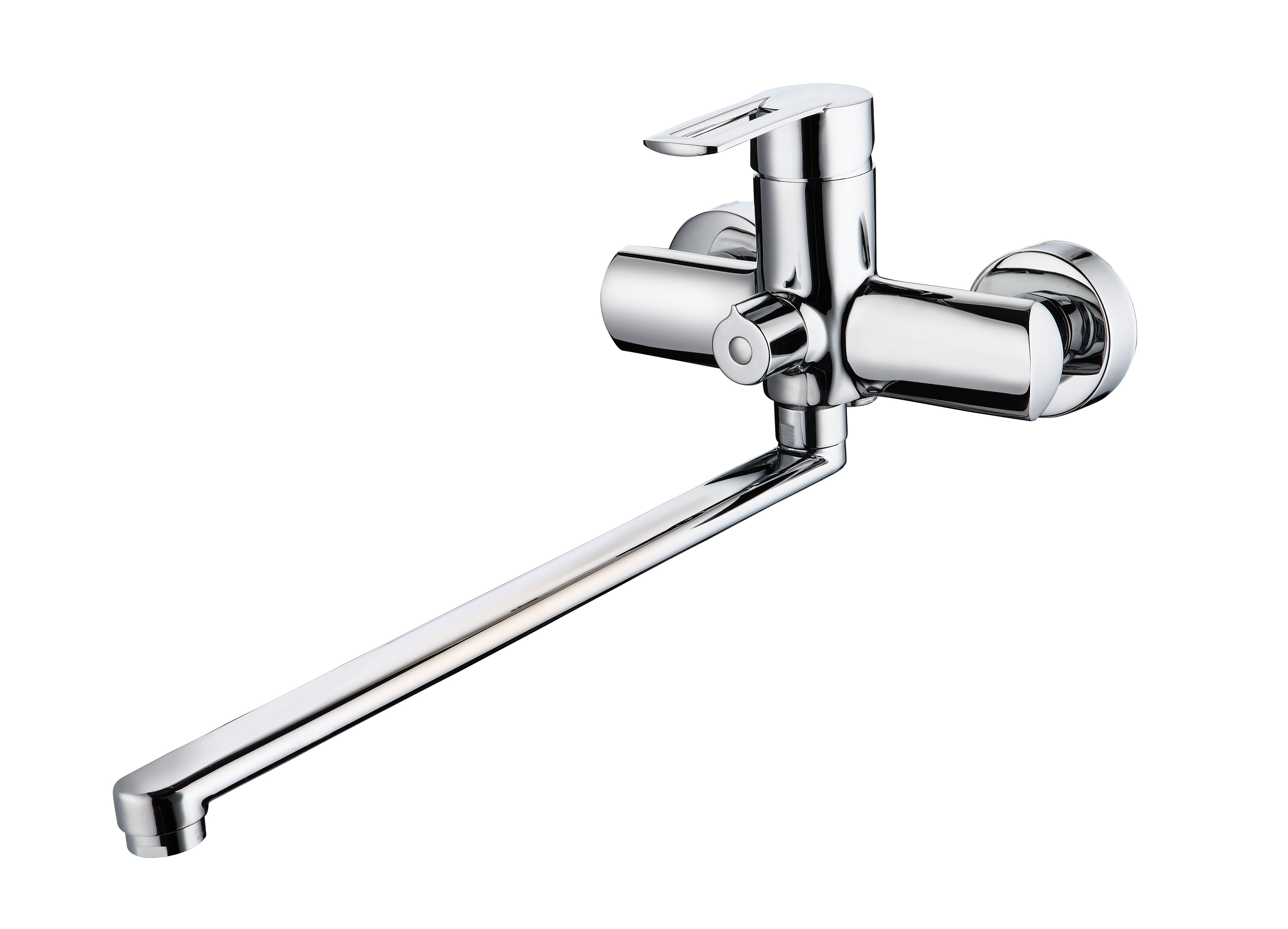 2 Hole Long Spout Bathtub Faucet 35mm Cartridge Bathroom Hot Water Mixer