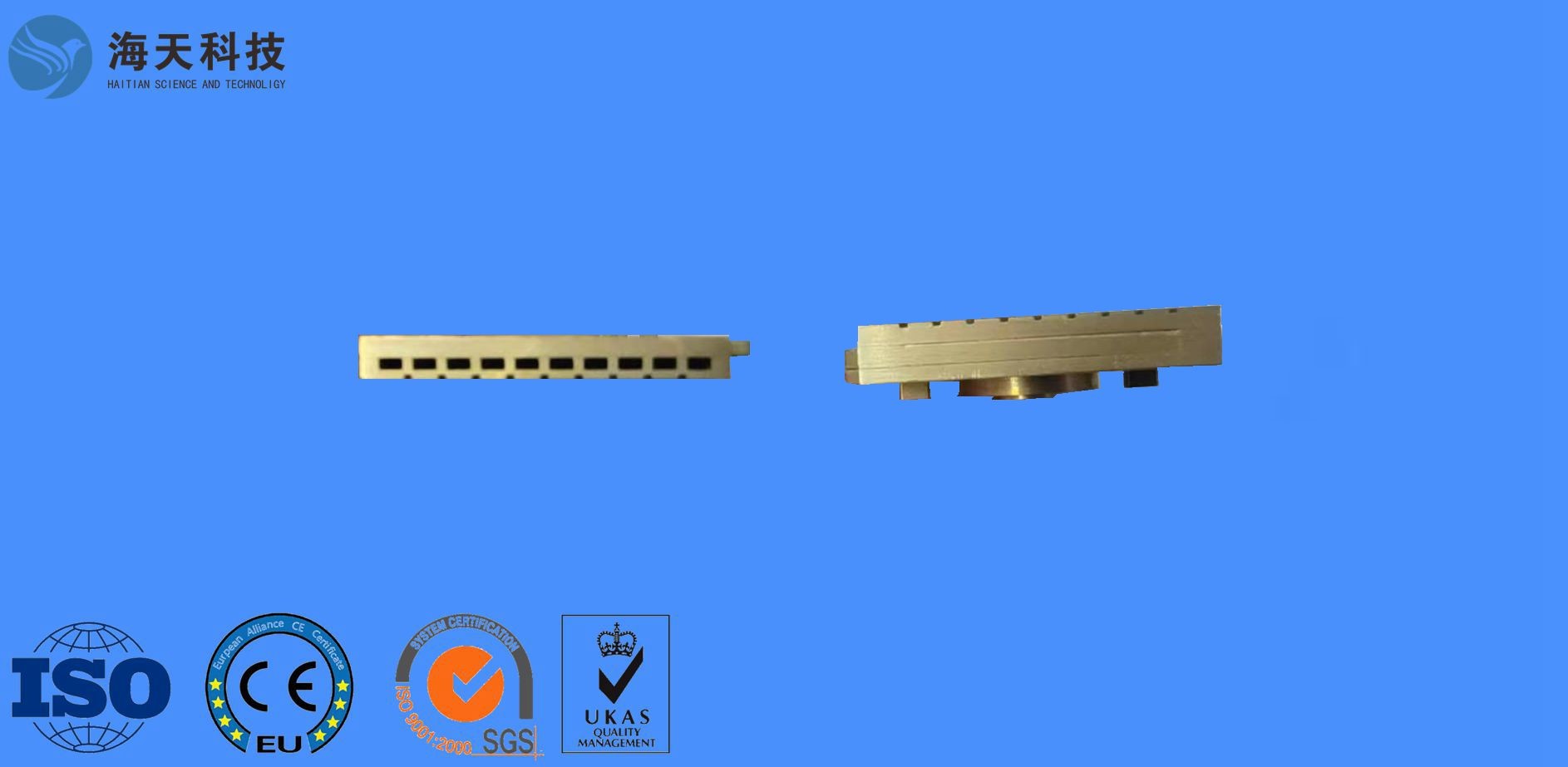 HAITIAN Slotted Waveguide Array Antenna Fod Antenna W Band Waveguide Array Antenna