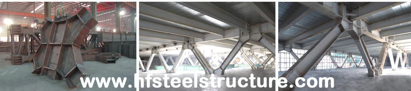 High-rise Steel Building Multi-Storey Steel Building Electric Galvanized And Grinding,Punching,Shot-Blasting