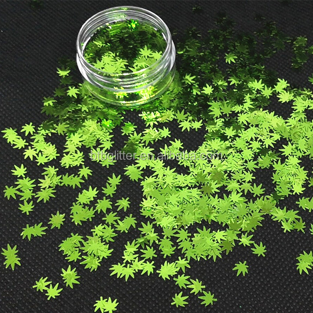 Marajuana Glitter The Perfect Addition to Your Painting on Polyester Kit