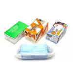 Blue White Medical 3 Layer Mask Anti Dust Anti Smog 50 Pcs / Box