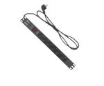 1U UK/EU Type Network Cabinet Accessories For 19 Inch International Standard