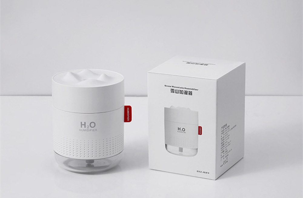 Portable H2O Humidifier Cool-Mist Impeller Humidifier with ABS PP Silica Gel Material