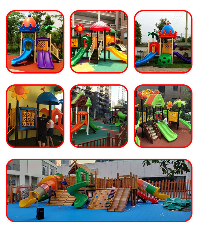 Most popular children plastic outdoor playground slides