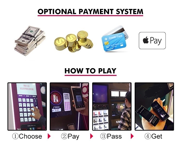220V Makeup Coin Vending Machine , Self Service Lipstick Vending Machine
