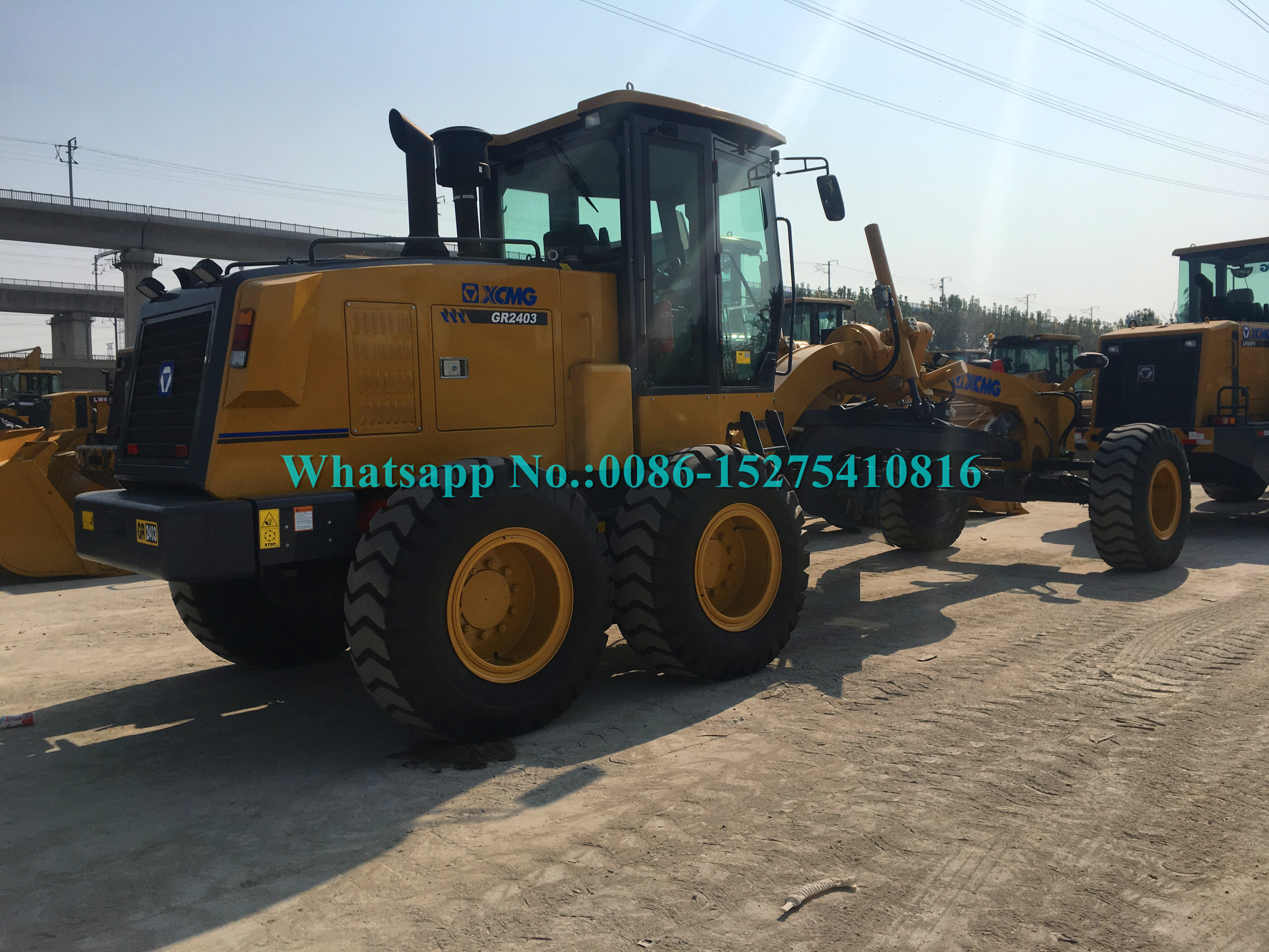 40HP Road Construction Machinery 17 Ton Motor Grader With Front Blade And Rear Ripper