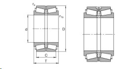 532950 Tapered Roller Bearing ID 130mm OD 210mm For Automobile