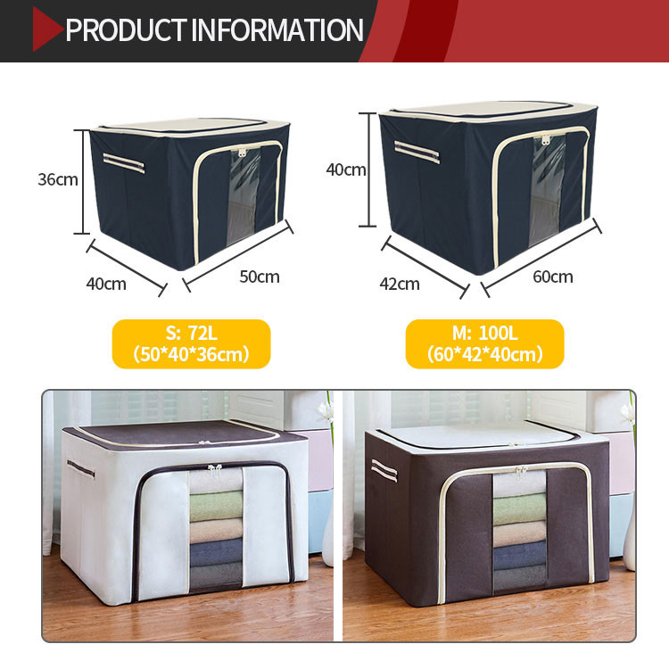 Stackable Fabric Household Storage Containers