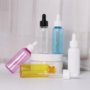 China Plastic PP PET 100ml Essential Oil Bottle With Dropper wholesale