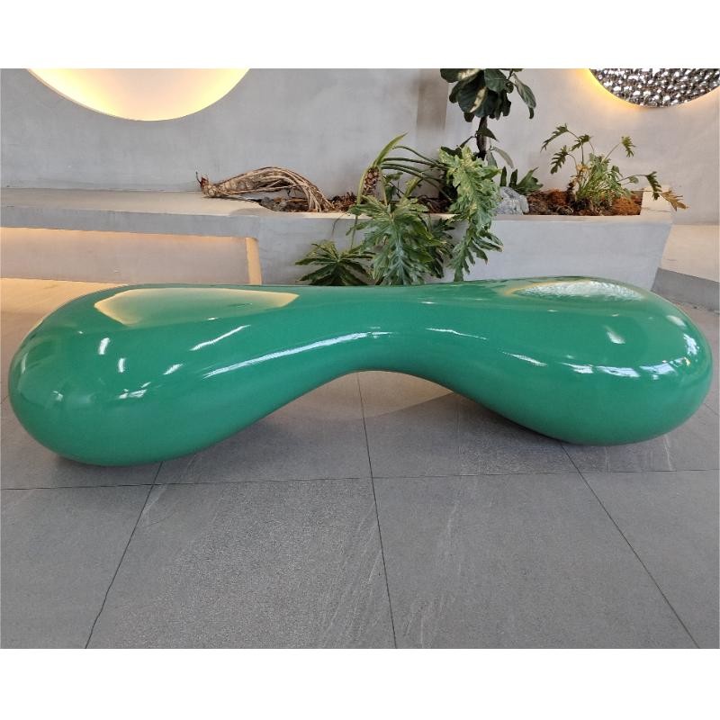 Garden Customized Fiberglass Resin Furniture / Fiberglass Furniture Table Sets