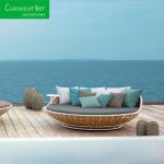 Hotel Restaurant Banquet Home Coffee Outdoor Swing Chair with Cushion Sunbed