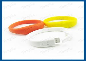 China Stylish Wristband Flash Drive Customized Printed Logo Silicone Material wholesale