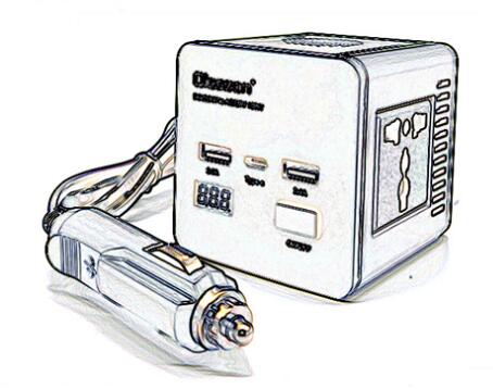 Car Power Inverter Dc 12V 24V To 220V Ac Converter 150W Car Power Inverter Charger 10A Car And Inverter Battery Charger