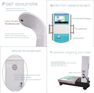 China Height And Weight Body Fat Analyzer Scale Coin Operated Digital wholesale
