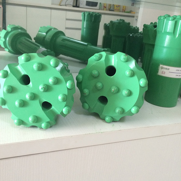 QL40 Shank DTH Button Bit with Flat / Convex / Concave Face