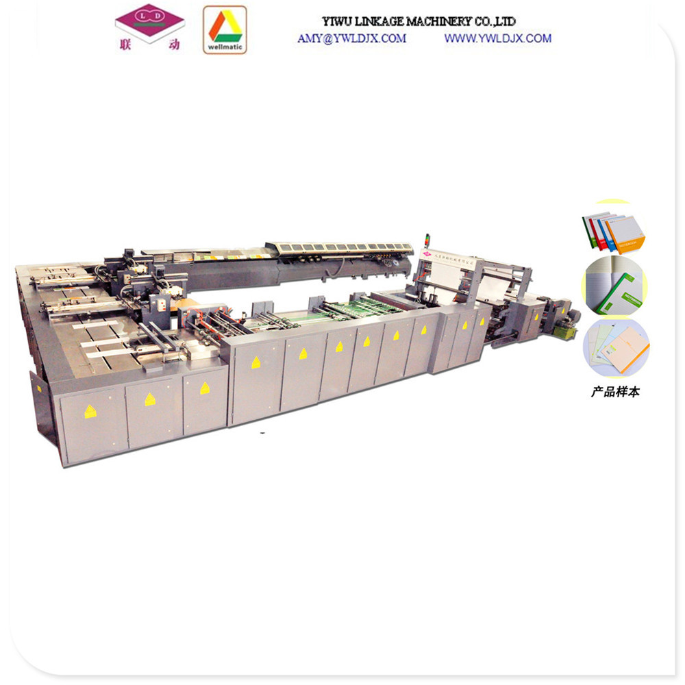 Efficiently Produce Exercise Book and Notebook with Plastic Book Cover Making Machine