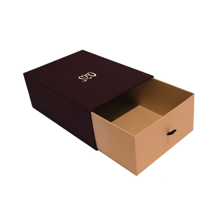 Chocolate Gift Box Slide Drawer Type Paper Material Custom Logo Printed