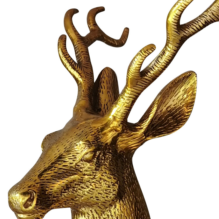 Park And Garden Decoration Outdoor Garden Life Size Bronze Deer Statue Animal Sculpture