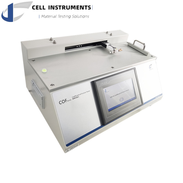 Cosmetic Packaging Coefficient Of Friction Tester Plastic Film Static And Kinetic COF Tester ASTM D1894