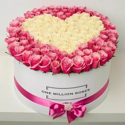 Factory Customized Plain flower box high quality paper flower bucket