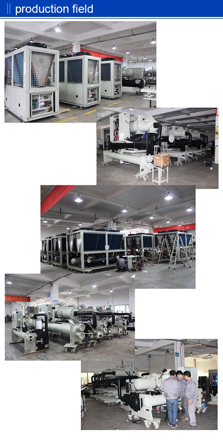 Industrial 24000m3/H Water Air Cooled Chiller Unit 65kw Cooling Capacity