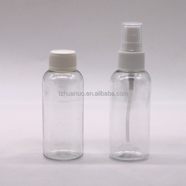 60mL PET Oil Pump Bottle Plastic Spray Bottles Alcohol Container Portable Spray Containers