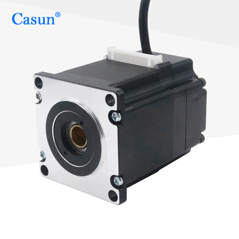 NEMA 23 Hollow Shaft Stepper Motor 57x57x54mm For Bespoke Ball Screw Or Lead Screw