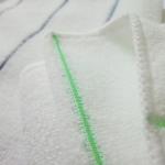 White 100% polyester bath towel