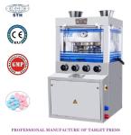 80KN Pharmaceutical Chemical Rotary Tablet Press Machine With Touch Screen