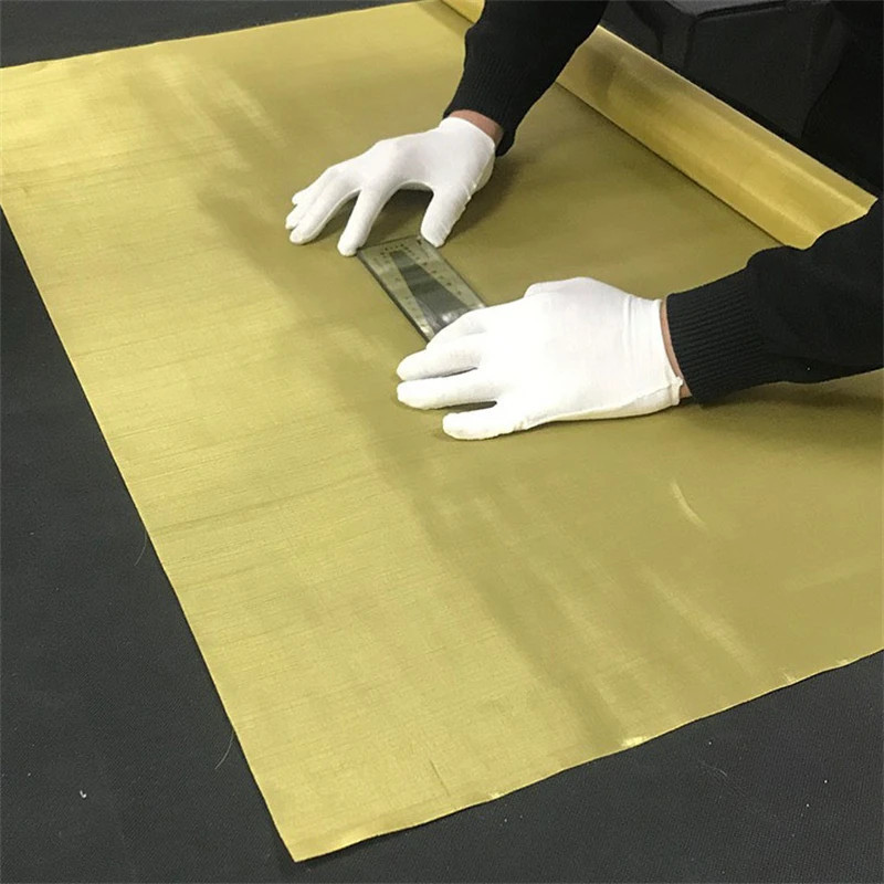 Emf Rf Shielding Room Brass Wire Mesh Electromagnetic Wave Shielding Materials