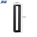 Led Lawn Lamp Aluminum 120*150*600mm 7w 3000k Black