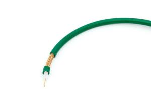 China KX6 CCTV Video Cable 75 Ohm Coaxial Cable 7X0.2mm BC Stranded Solid PE Insulation wholesale