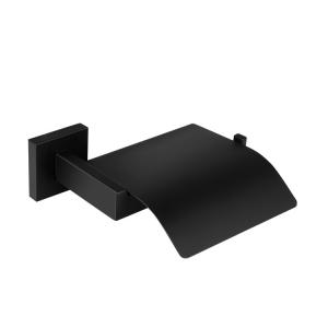China High End Black Toilet Accessories Toilet Brush Holder TPR Material Bristle wholesale