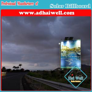 China Hot-DIP Galvanized Steel Billboard Solar Advertising wholesale